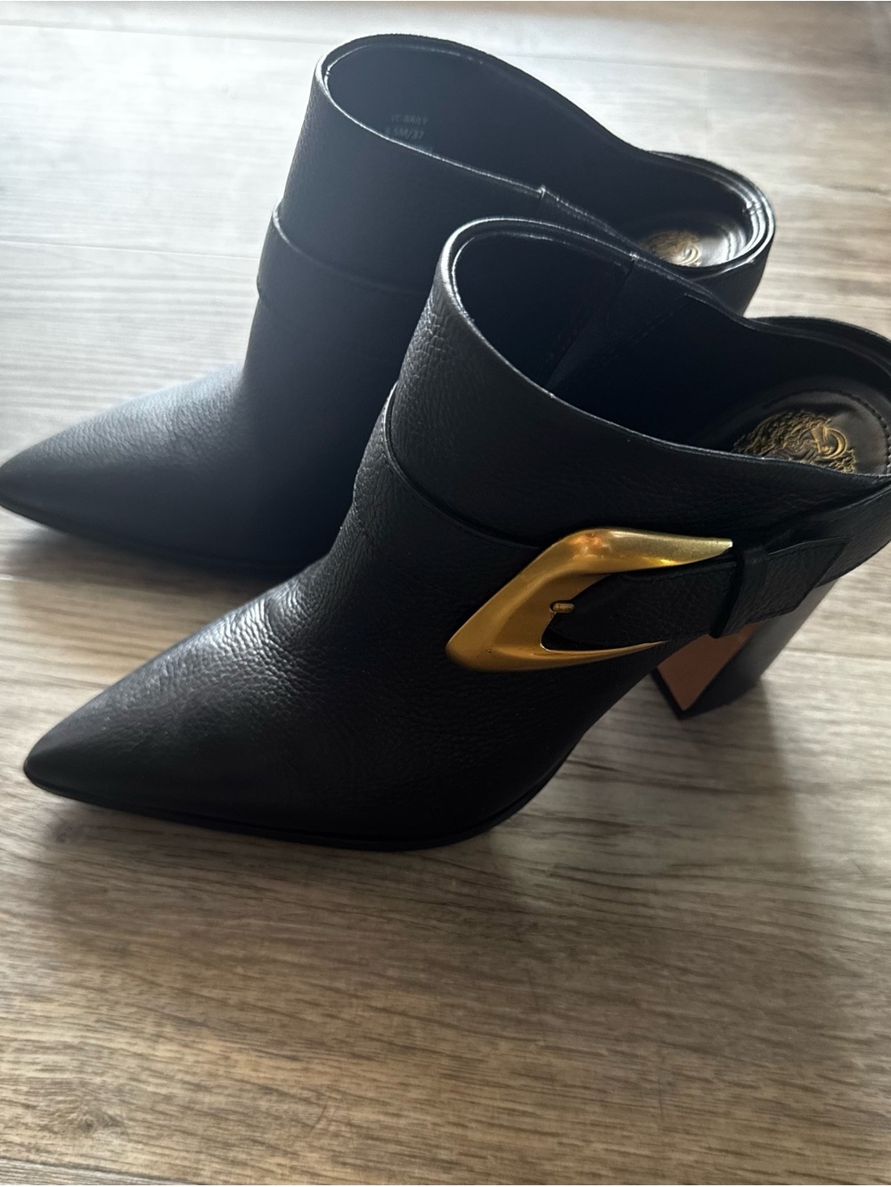Vince Camuto Bailey Bootie Black Leather - Picture 2 of 5